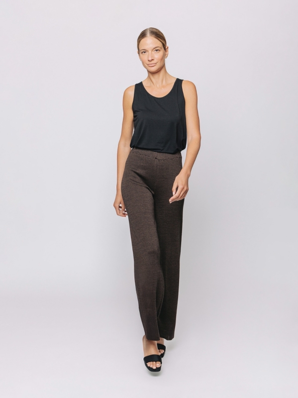 Pantaloni “Essenza Mélange”
