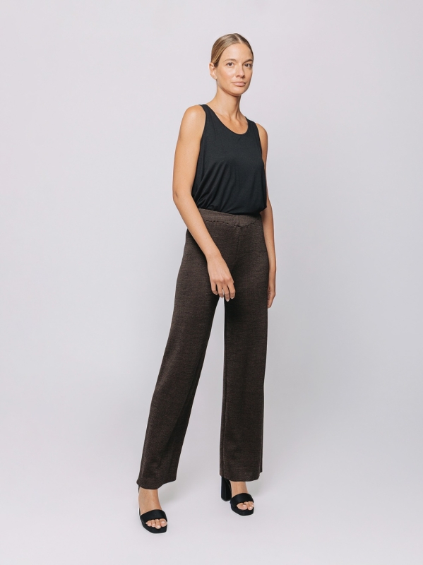 Pantaloni “Essenza Mélange”