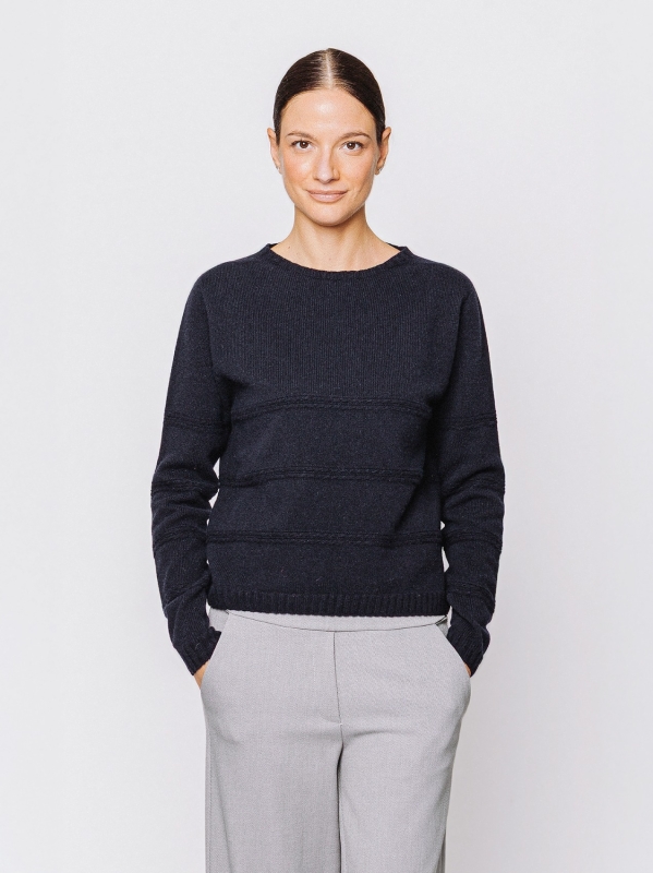 Maglia regular fit 100% lana