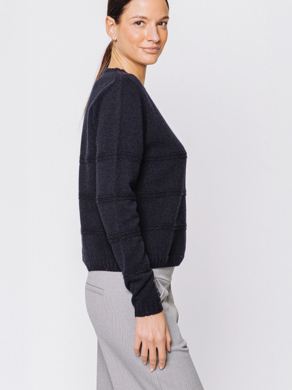 Maglia regular fit 100% lana