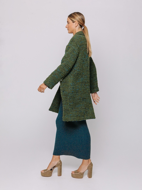 Cappotto bouclé in lana | Martino Midali