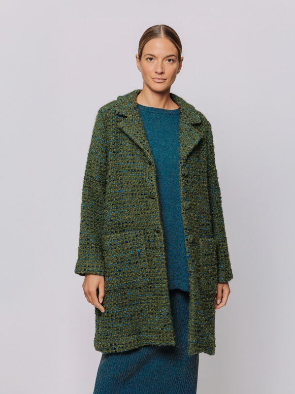 Cappotto bouclé in lana | Martino Midali
