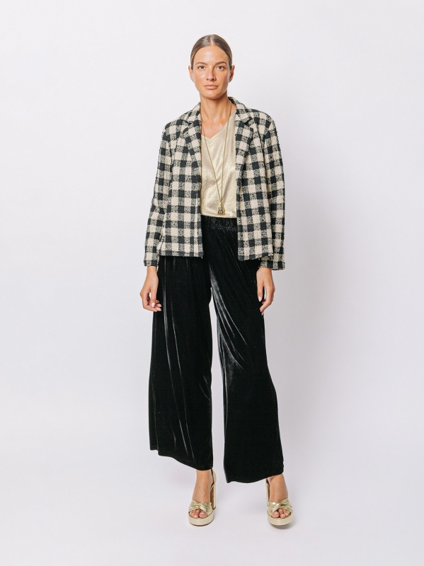 Giacca damier lurex – Martino Midali