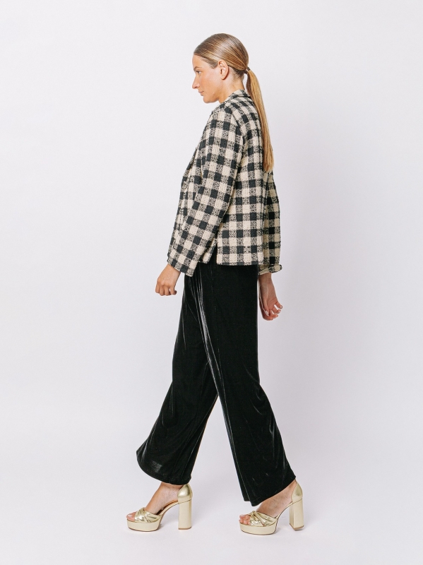 Giacca damier lurex – Martino Midali