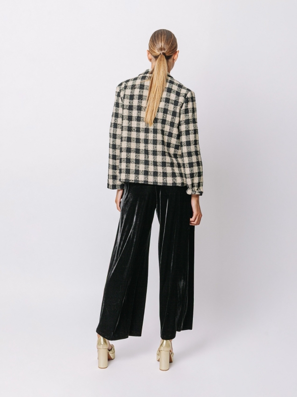 Giacca damier lurex – Martino Midali