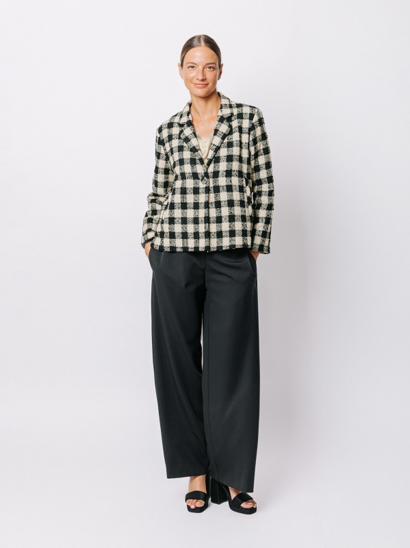 Giacca damier lurex – Martino Midali