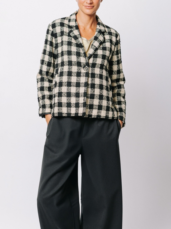 Giacca damier lurex – Martino Midali