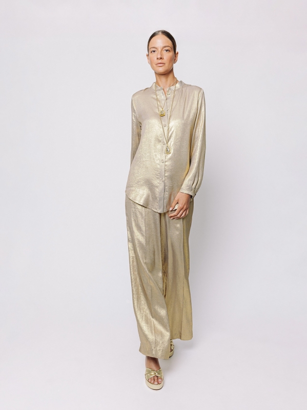 Camicia Cozyluxe in Gold
