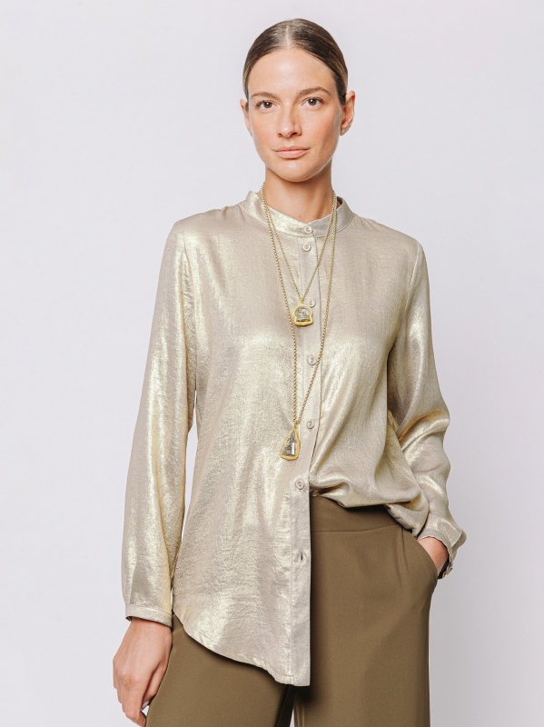 Camicia Cozyluxe in Gold