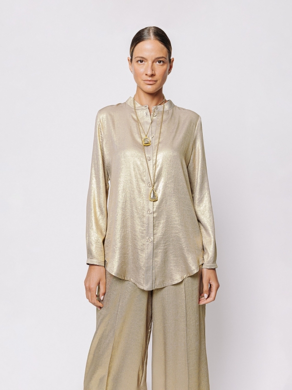 Camicia Cozyluxe in Gold