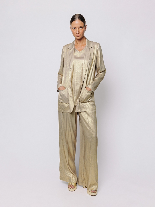 Blazer Cozyluxe in Gold 