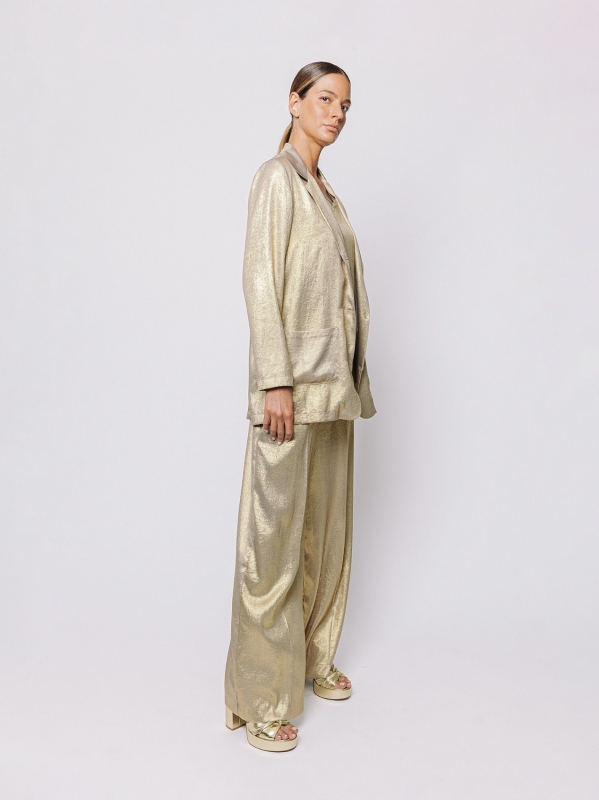 Blazer Cozyluxe in Gold 