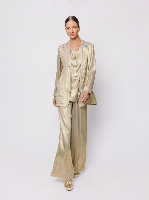 Blazer Cozyluxe in Gold 