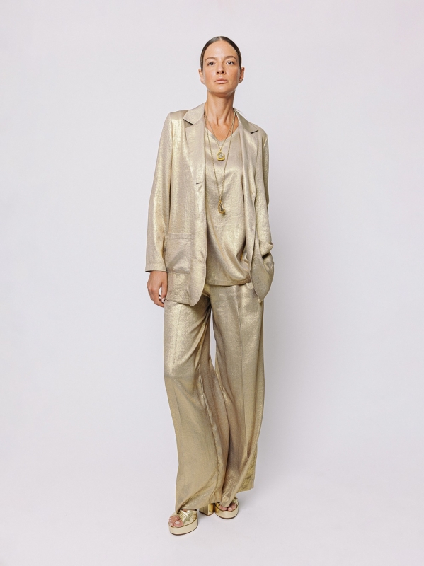Blazer Cozyluxe in Gold 