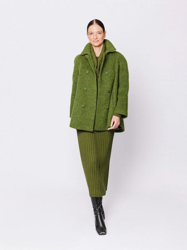 Giacca-Cappotto effetto alpaca