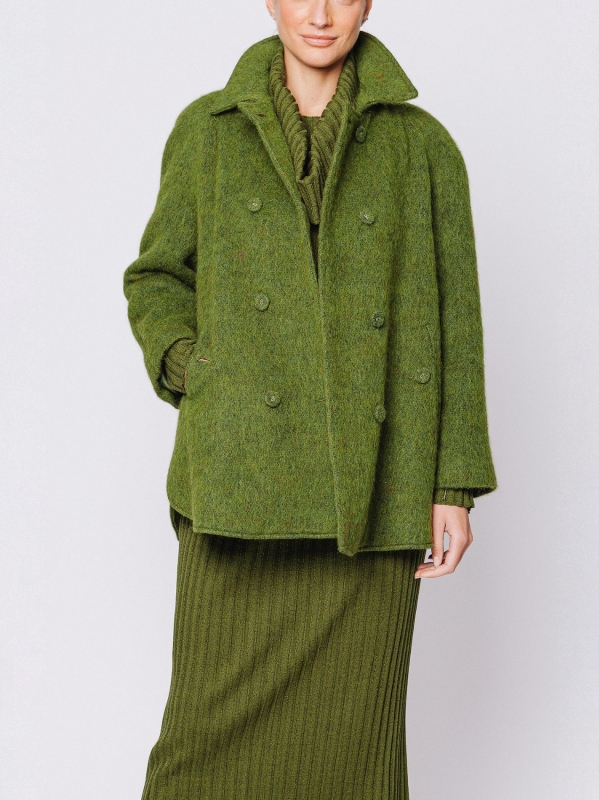 Giacca-Cappotto effetto alpaca