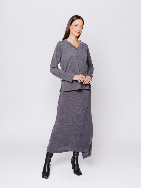 T-shirt con scollo a V | Martino Midali