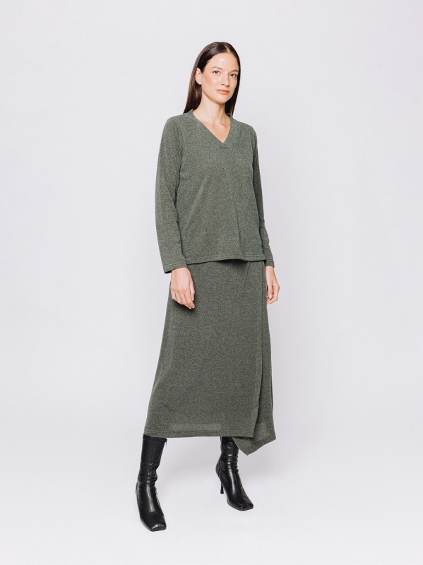 T-shirt con scollo a V | Martino Midali