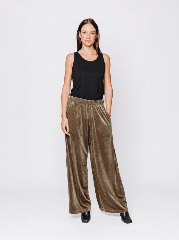 Pantaloni clown in velluto a coste 