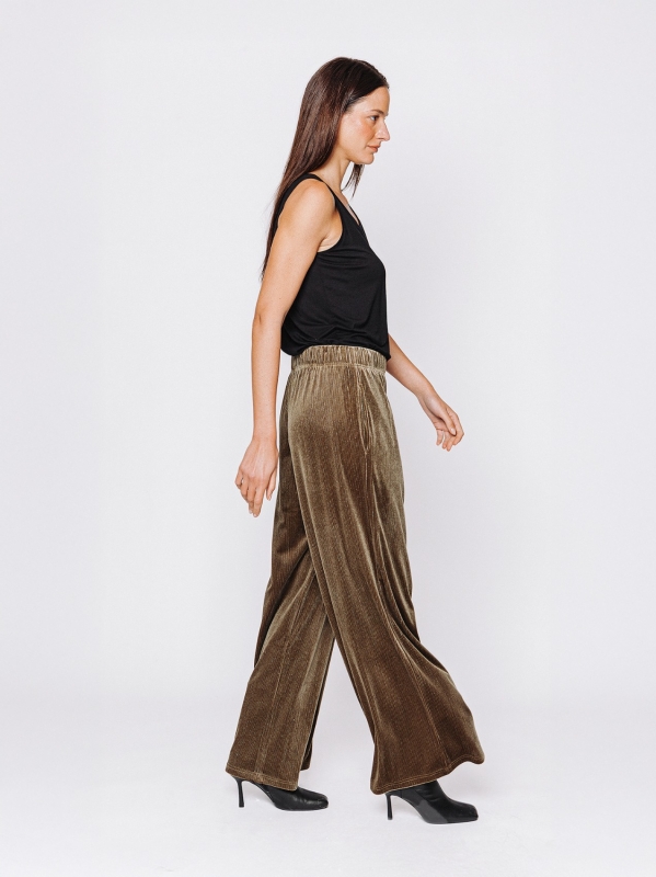 Pantaloni clown in velluto a coste 