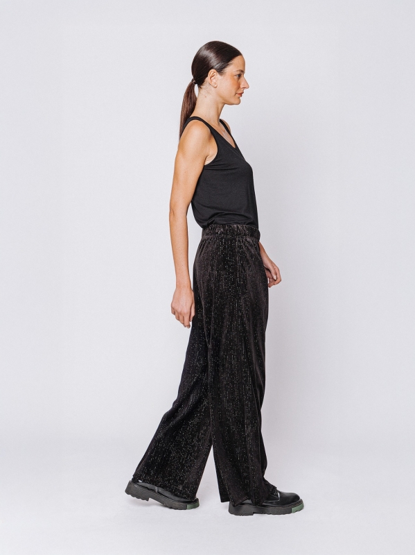 Pantaloni clown in velluto a coste 