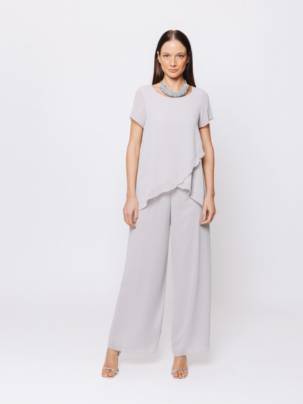 Pantalone Palazzo Clown in Chiffon