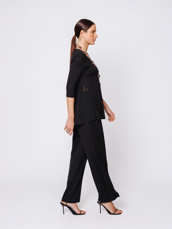 T-shirt Martino Midali In jersey e chiffon