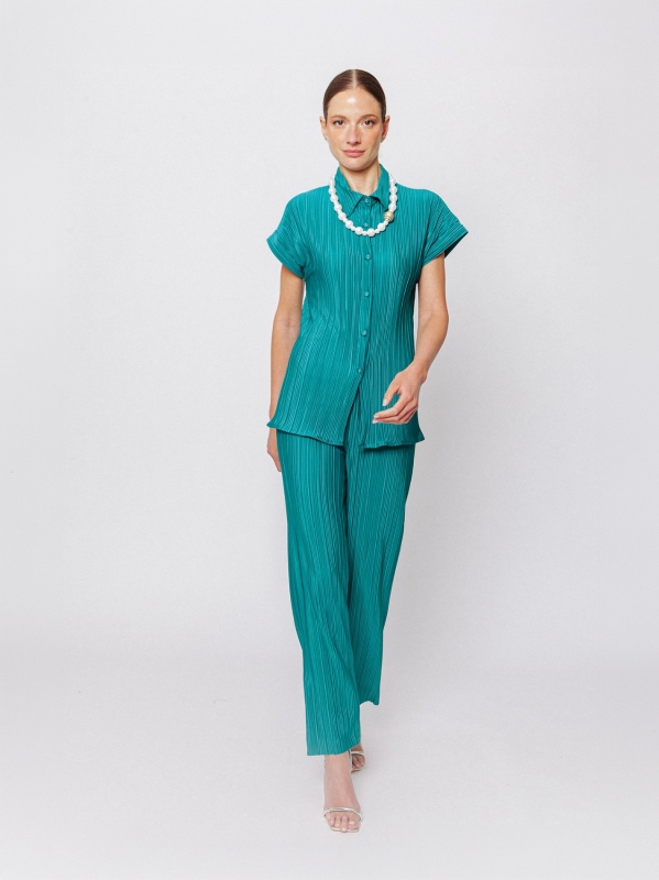 Camicia Plissé a Manica Corta Martino Midali