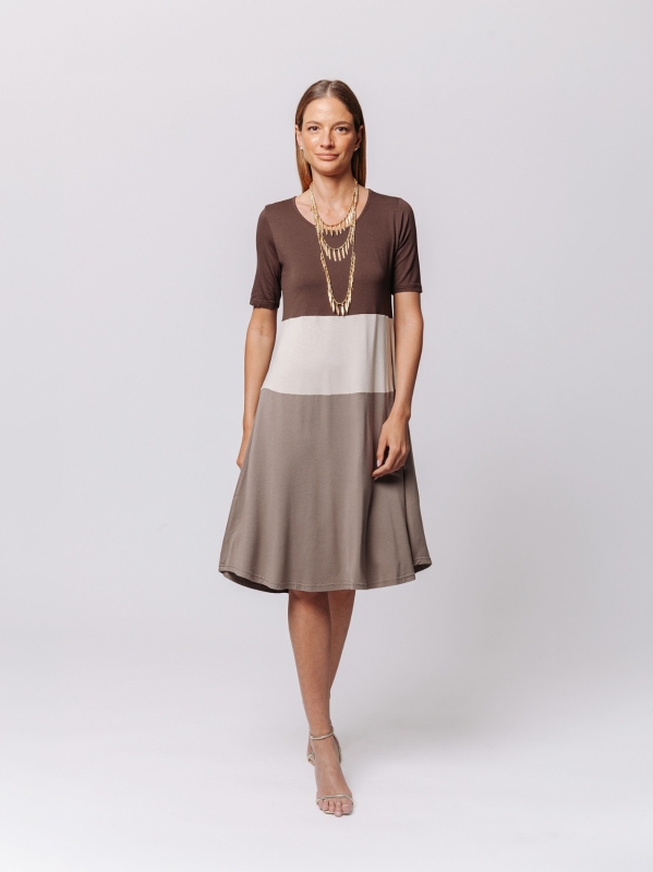 Abito Color Block – Armonia Tonale