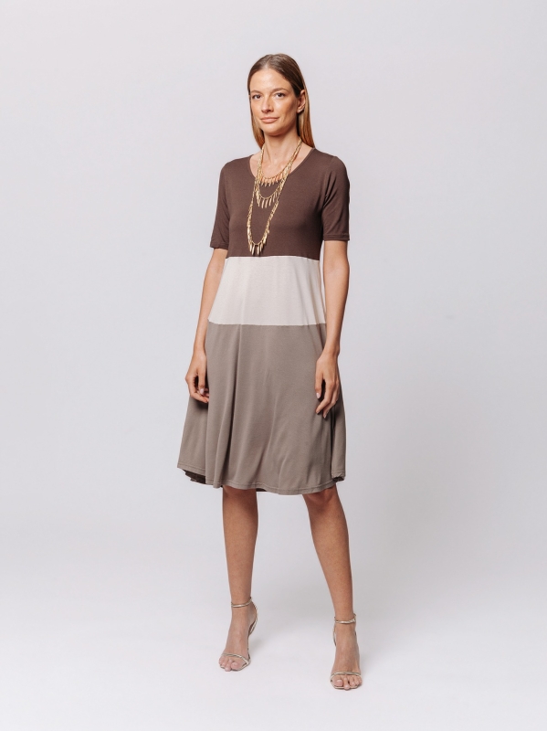 Abito Color Block – Armonia Tonale