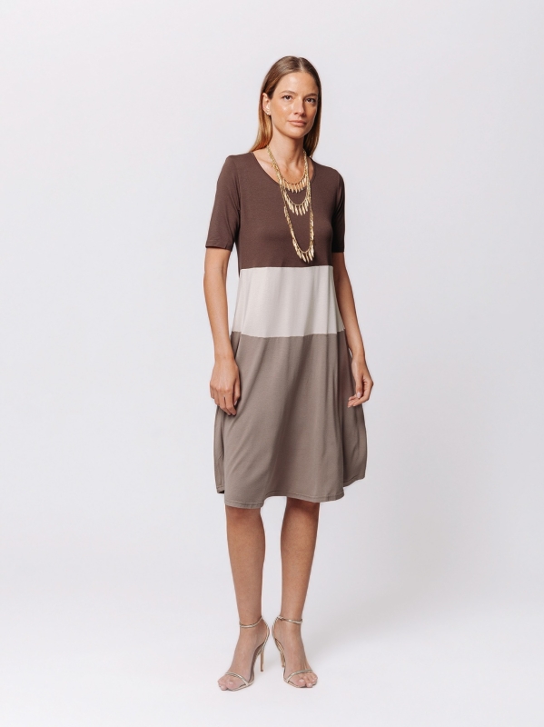 Abito Color Block – Armonia Tonale