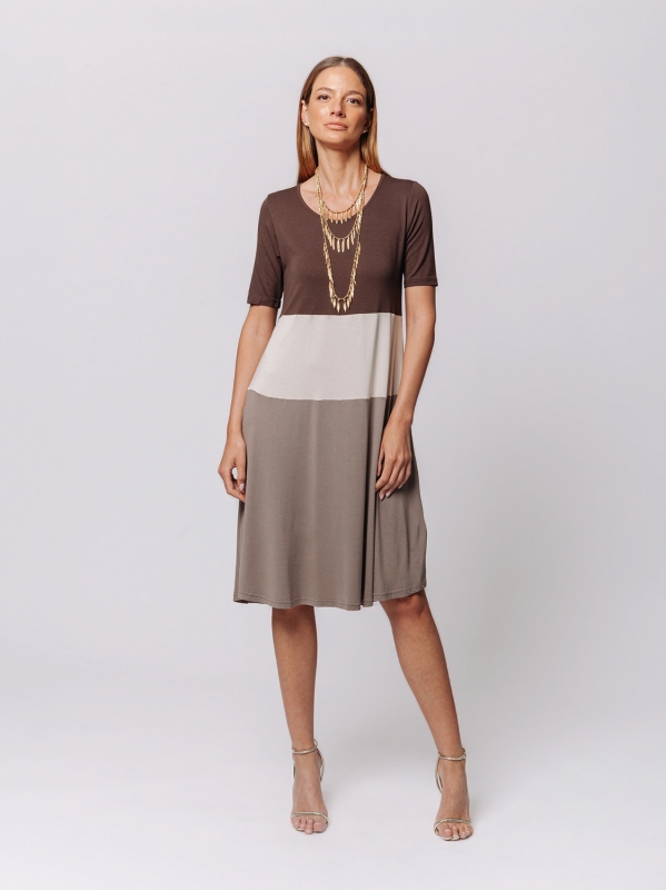 Abito Color Block – Armonia Tonale