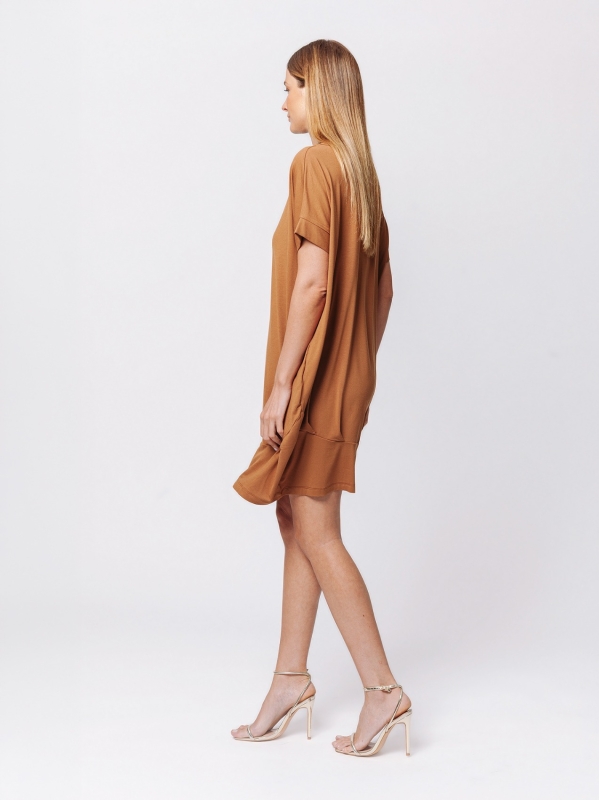 Abito Balloon in Jersey di Viscosa – Soft Volume