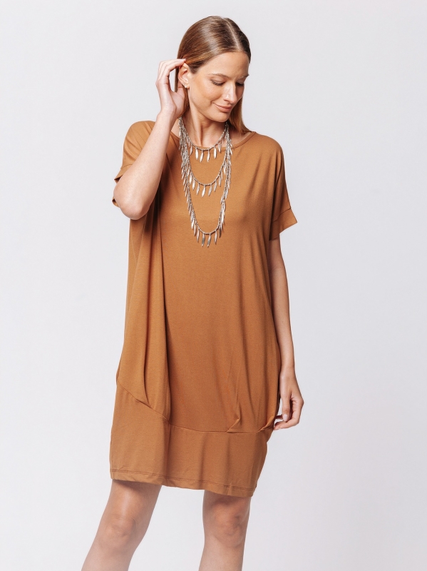Abito Balloon in Jersey di Viscosa – Soft Volume