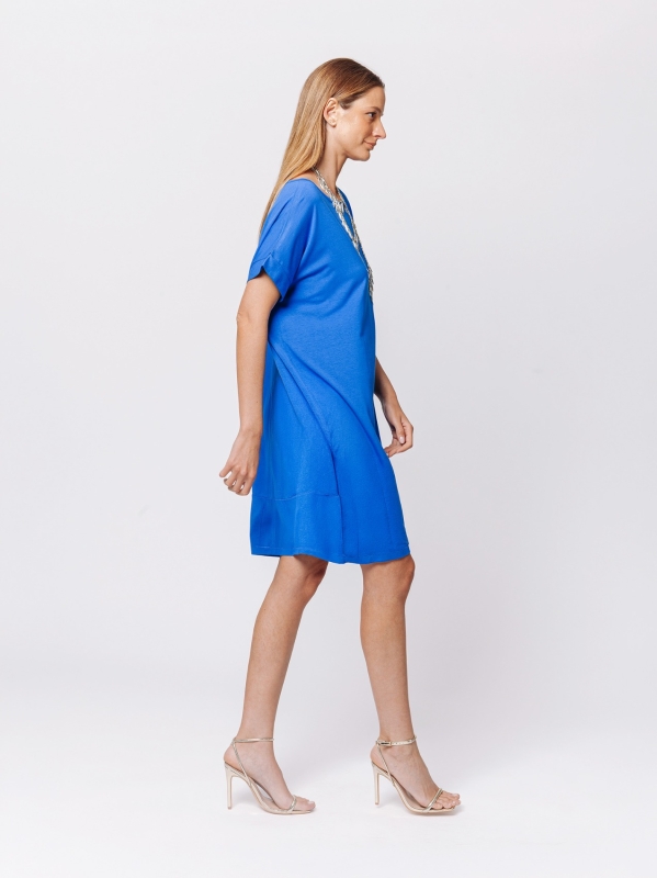 Abito Balloon in Jersey di Viscosa – Soft Volume