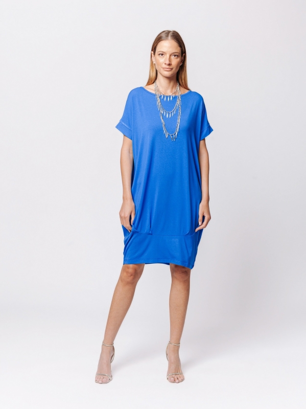 Abito Balloon in Jersey di Viscosa – Soft Volume