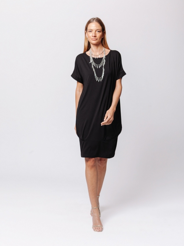Abito Balloon in Jersey di Viscosa – Soft Volume