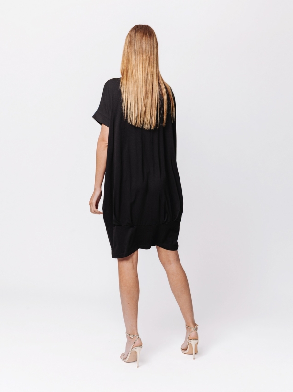 Abito Balloon in Jersey di Viscosa – Soft Volume