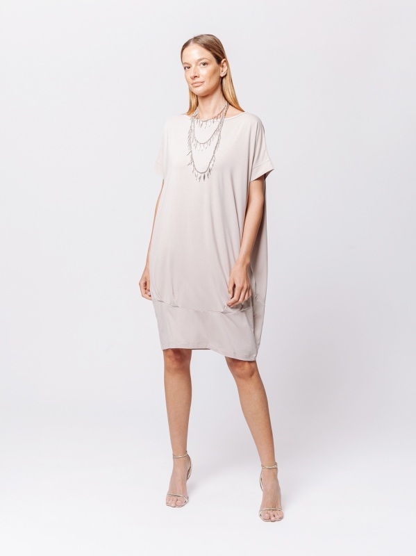 Abito Balloon in Jersey di Viscosa – Soft Volume