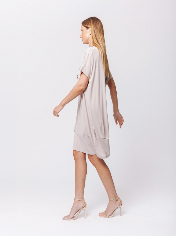 Abito Balloon in Jersey di Viscosa – Soft Volume