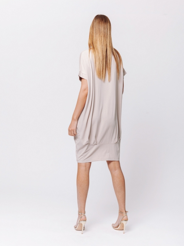 Abito Balloon in Jersey di Viscosa – Soft Volume