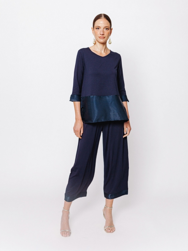 T-shirt con inserto #IRIDESCENTE