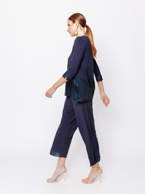 T-shirt con inserto #IRIDESCENTE