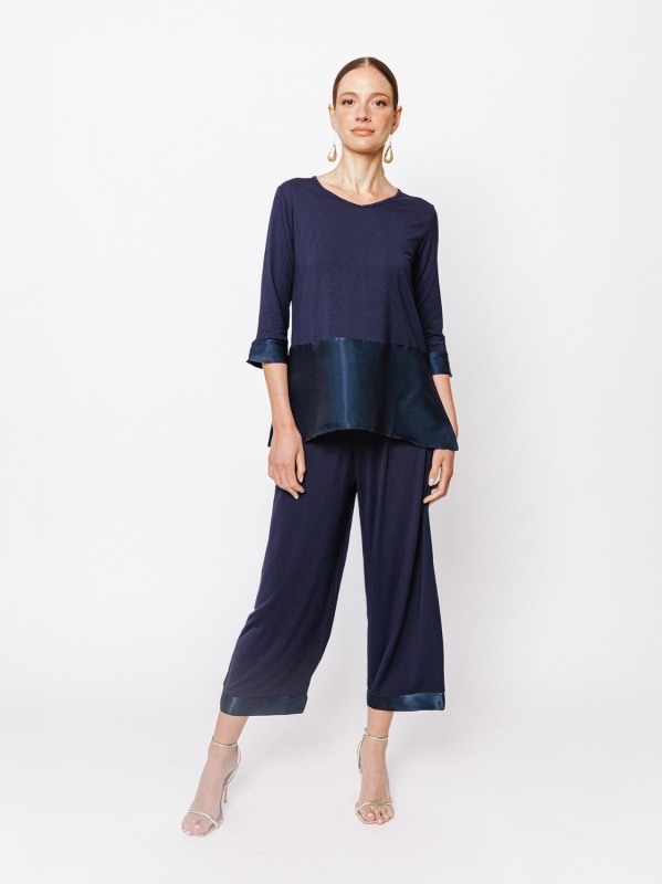T-shirt con inserto #IRIDESCENTE