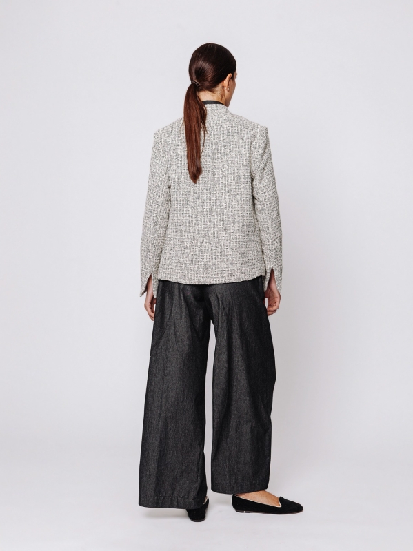 Martino Midali two-tone tweed jacket