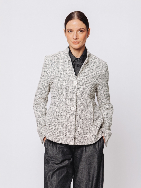 Martino Midali two-tone tweed jacket