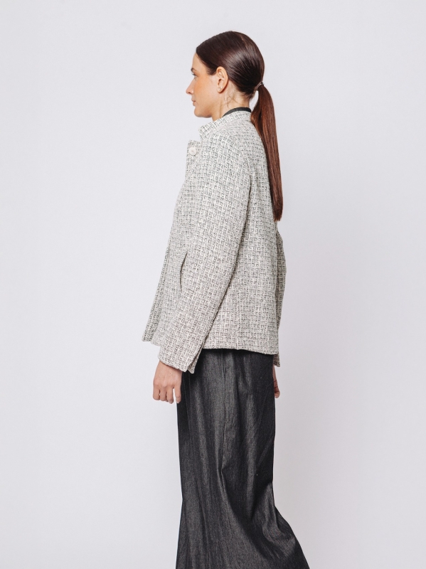 Martino Midali two-tone tweed jacket