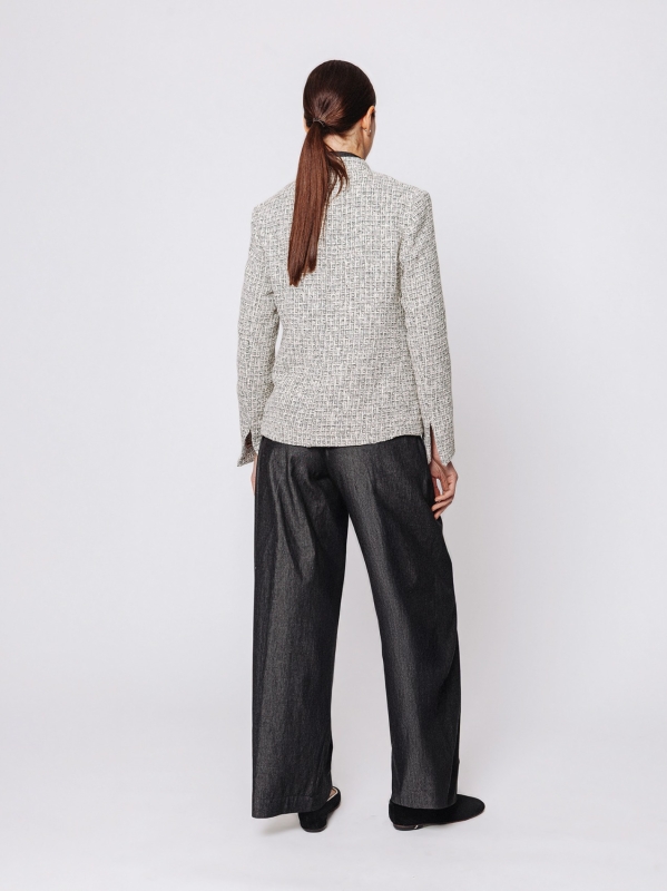 Martino Midali two-tone tweed jacket