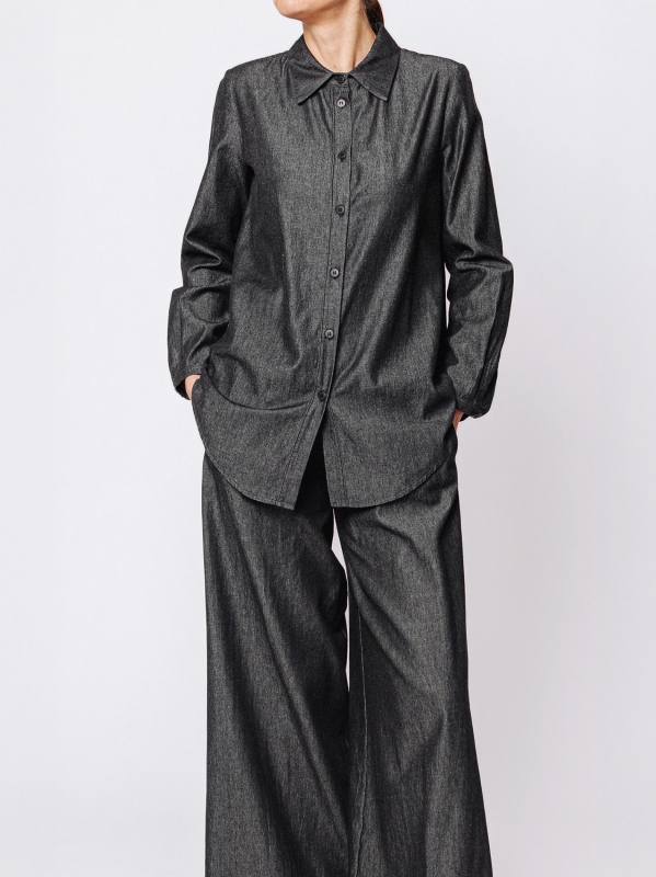 Martino Midali chambray denim shirt