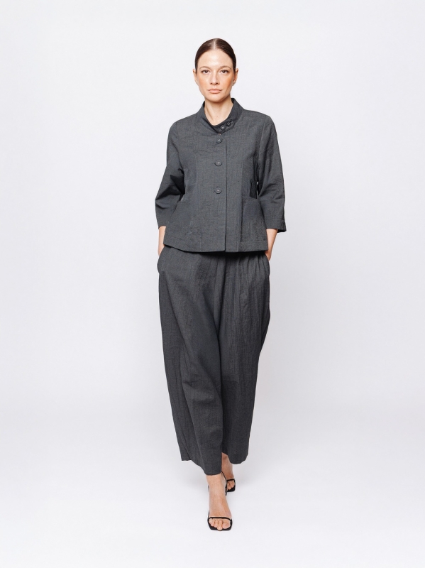 Giacca jacquard lino e cotone Martino Midali